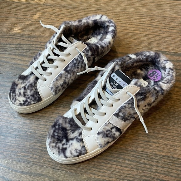 NWOT Vintage Havana Snuggle Fur Mule Mix Snake 8.5 - Picture 3 of 12